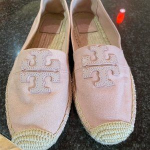 Tory Burch Weston Canvas Flat Espadrille Pink